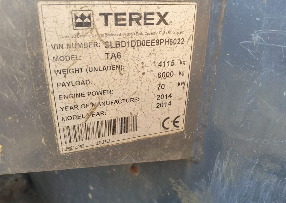 Kiepwagen Terex TA6: afbeelding 7