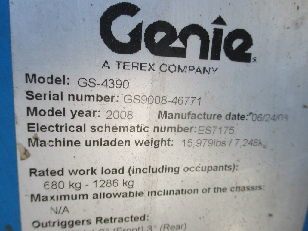 Schaarlift Genie GS 4390 RT: afbeelding 10