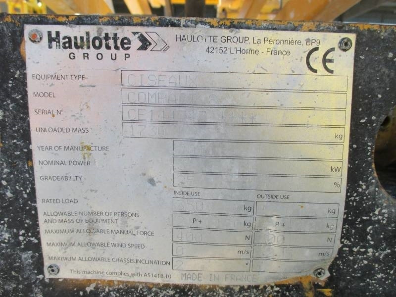 Haulotte Compact 8 - Schaarlift: afbeelding 4 Haulotte Compact 8 - Schaarlift: afbeelding 4