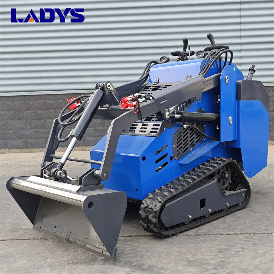 LADYS Free Shipping Mini Skid Steer Loader Compact Track Electric/Diesel Chinese Mini Skid Steer Loader For Sale With Mini Skid Steer Attachments 4 In 1 Bucket - Schranklader: afbeelding 1 LADYS Free Shipping Mini Skid Steer Loader Compact Track Electric/Diesel Chinese Mini Skid Steer Loader For Sale With Mini Skid Steer Attachments 4 In 1 Bucket - Schranklader: afbeelding 1