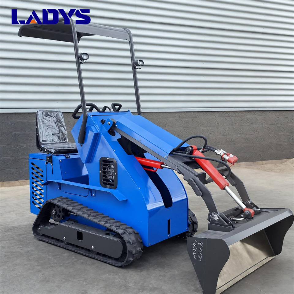 LADYS Free Shipping Mini Skid Steer Loader Compact Track Electric/Diesel Chinese Mini Skid Steer Loader For Sale With Mini Skid Steer Attachments 4 In 1 Bucket - Schranklader: afbeelding 5 LADYS Free Shipping Mini Skid Steer Loader Compact Track Electric/Diesel Chinese Mini Skid Steer Loader For Sale With Mini Skid Steer Attachments 4 In 1 Bucket - Schranklader: afbeelding 5