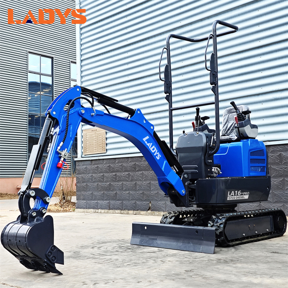 LADYS LA16Pro Mini Excavator Digger Miniexcavadora EPA Kubota Engine Mini Excavator For Sale With Mini Excavator Attachment Set - Minigraafmachine: afbeelding 4 LADYS LA16Pro Mini Excavator Digger Miniexcavadora EPA Kubota Engine Mini Excavator For Sale With Mini Excavator Attachment Set - Minigraafmachine: afbeelding 4