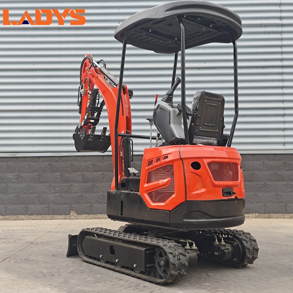 Leasing LADYS Mini Excavator Digger Miniexcavadora EPA Kubota Engine Chinese LADYS DY18 Mini Excavator For Sale With Mini Excavator Attachment Set LADYS Mini Excavator Digger Miniexcavadora EPA Kubota Engine Chinese LADYS DY18 Mini Excavator For Sale With Mini Excavator Attachment Set: afbeelding 7