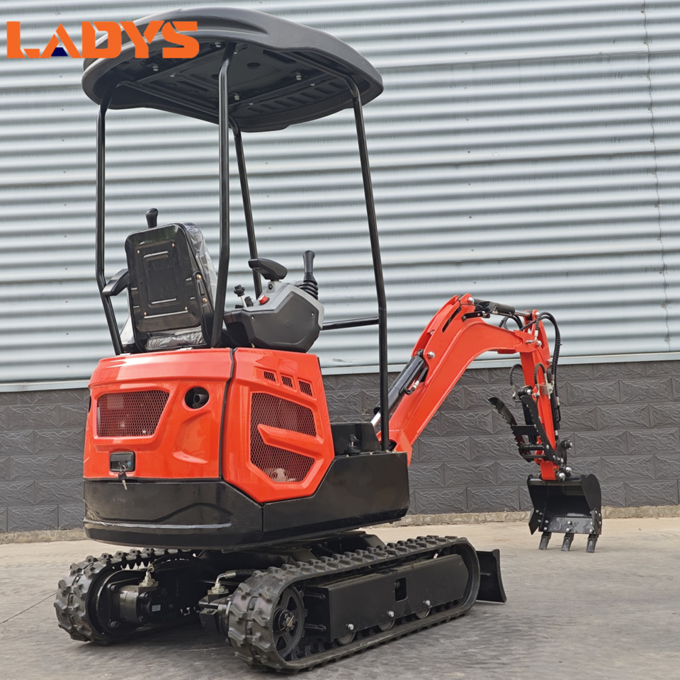 Leasing LADYS Mini Excavator Digger Miniexcavadora EPA Kubota Engine Chinese LADYS DY18 Mini Excavator For Sale With Mini Excavator Attachment Set LADYS Mini Excavator Digger Miniexcavadora EPA Kubota Engine Chinese LADYS DY18 Mini Excavator For Sale With Mini Excavator Attachment Set: afbeelding 6