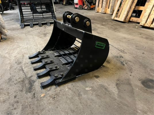 Godet squelette pour 1T à 2T5 - axe 30 mm - Puinbak voor Bouwmachine: afbeelding 5 Godet squelette pour 1T à 2T5 - axe 30 mm - Puinbak voor Bouwmachine: afbeelding 5