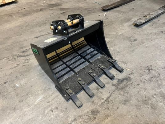 Godet squelette pour 1T à 2T5 - axe 30 mm - Puinbak voor Bouwmachine: afbeelding 2 Godet squelette pour 1T à 2T5 - axe 30 mm - Puinbak voor Bouwmachine: afbeelding 2