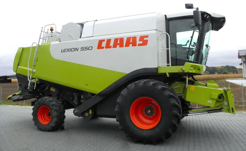 Claas Lexion 550 2005 Rok, heder V750, Najbogatsza Wersja, Nie Malowany, Stan Idealny - Maaidorser: afbeelding 1 Claas Lexion 550 2005 Rok, heder V750, Najbogatsza Wersja, Nie Malowany, Stan Idealny - Maaidorser: afbeelding 1