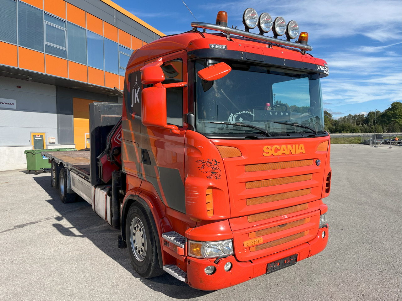 SCANIA R420 6x2 + CRANE FASSI 23TM PLATFORM 7720 - Kraanwagen: afbeelding 2 SCANIA R420 6x2 + CRANE FASSI 23TM PLATFORM 7720 - Kraanwagen: afbeelding 2