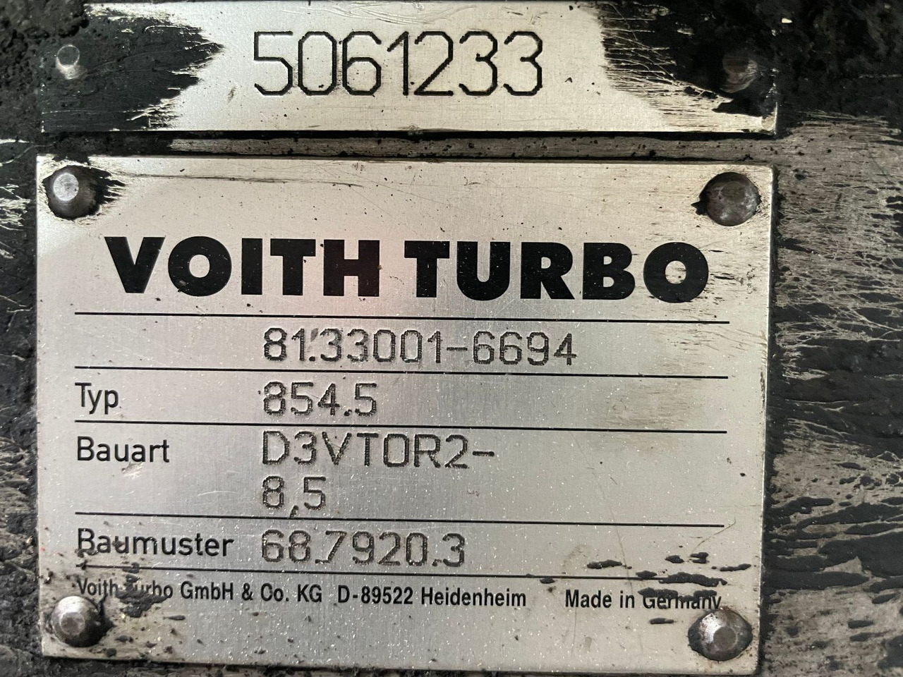 Voith Voith 854.5 D3VT0R2-8,5 MAN Lions City 81.33001-6694 Getriebe - Versnellingsbak en onderdelen voor Bus: afbeelding 2 Voith Voith 854.5 D3VT0R2-8,5 MAN Lions City 81.33001-6694 Getriebe - Versnellingsbak en onderdelen voor Bus: afbeelding 2