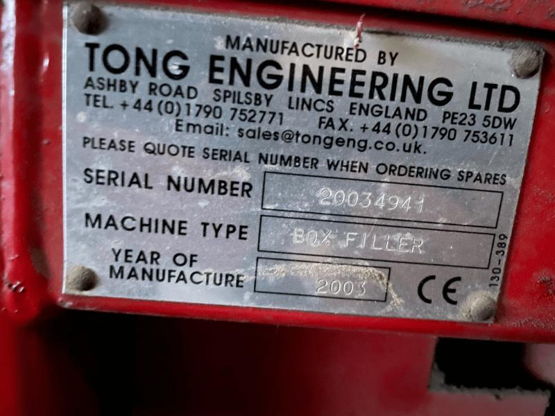 TONG BOX FILLER - Aardappeltechniek: afbeelding 5 TONG BOX FILLER - Aardappeltechniek: afbeelding 5