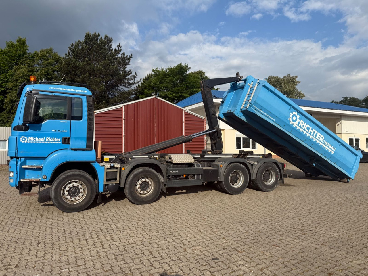 MAN 35.480 TGS - Haakarmsysteem vrachtwagen: afbeelding 1 MAN 35.480 TGS - Haakarmsysteem vrachtwagen: afbeelding 1