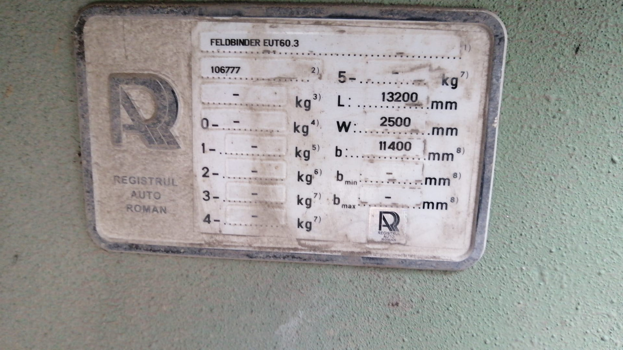FELDBINDER Tank/Silo 57,000 l 4 Compartments for Powders/Feed/Water//Liquid Fertilizer/etc. - Bulkoplegger: afbeelding 4 FELDBINDER Tank/Silo 57,000 l 4 Compartments for Powders/Feed/Water//Liquid Fertilizer/etc. - Bulkoplegger: afbeelding 4