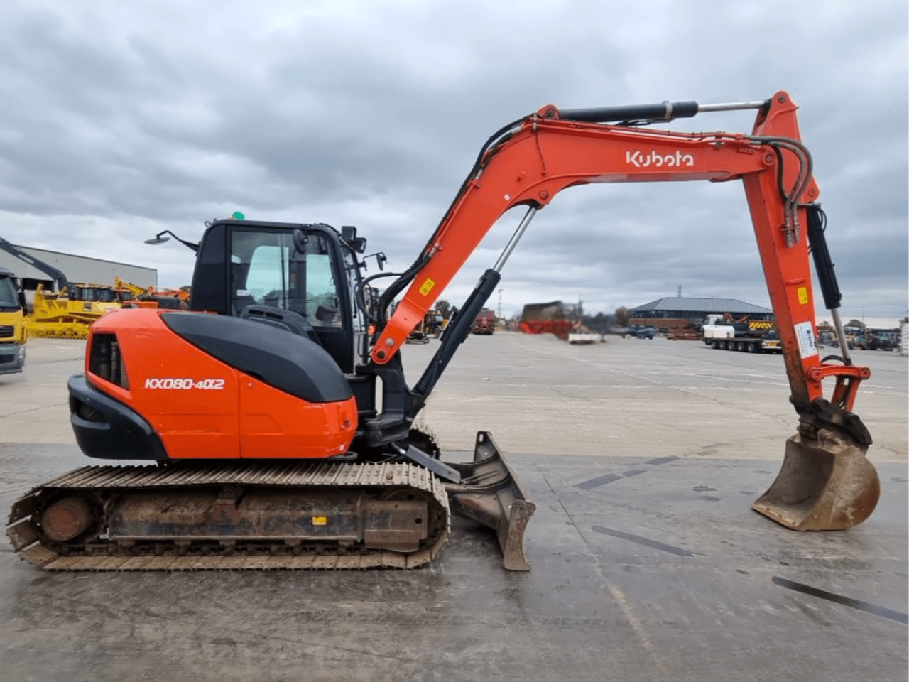 Kubota KX080-4A2 Excavator, TOP !!! - Minigraafmachine: afbeelding 5 Kubota KX080-4A2 Excavator, TOP !!! - Minigraafmachine: afbeelding 5