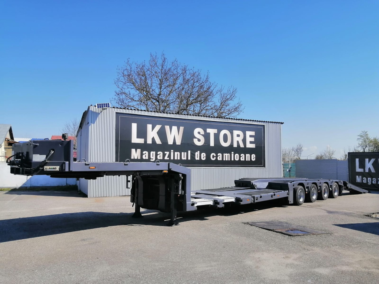 Langendorf Trailer-Tiefbett, 4 Axe, 59 to, extension, TOP !!! - Dieplader oplegger: afbeelding 1 Langendorf Trailer-Tiefbett, 4 Axe, 59 to, extension, TOP !!! - Dieplader oplegger: afbeelding 1