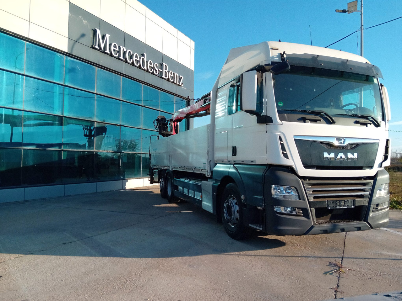 MAN TGX 26.460 6×2, Palfinger Crane PK 18001L - Vrachtwagen met open laadbak, Kraanwagen: afbeelding 1 MAN TGX 26.460 6×2, Palfinger Crane PK 18001L - Vrachtwagen met open laadbak, Kraanwagen: afbeelding 1
