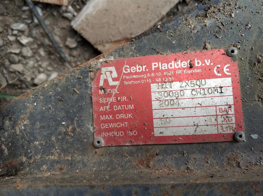 Pladdef HIT ZX5GU Quick coupler CW 10 - Snelwissel: afbeelding 3 Pladdef HIT ZX5GU Quick coupler CW 10 - Snelwissel: afbeelding 3