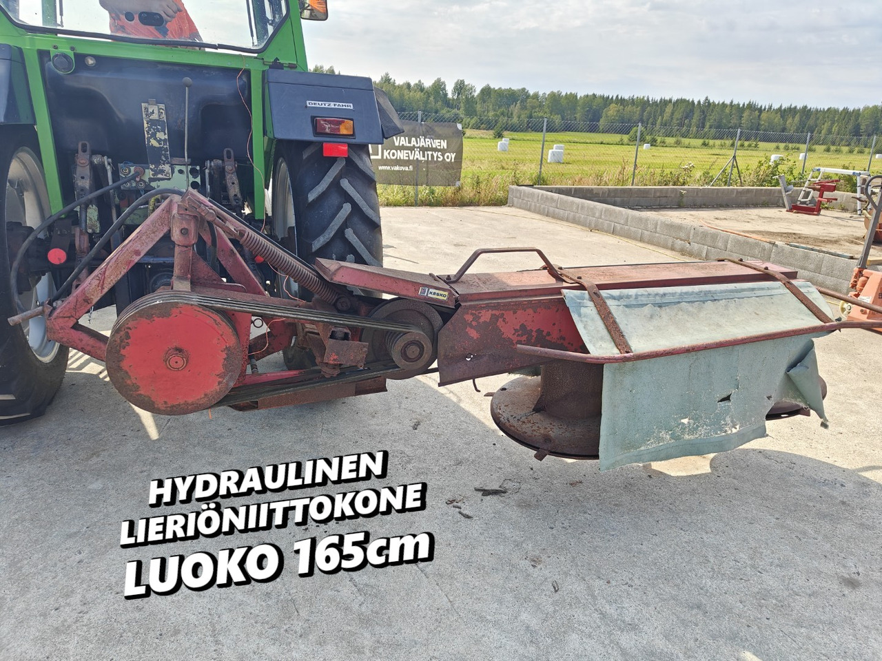 Luoko 165cm lieriöniittokone - hydraulinen - Maaimachine: afbeelding 1 Luoko 165cm lieriöniittokone - hydraulinen - Maaimachine: afbeelding 1