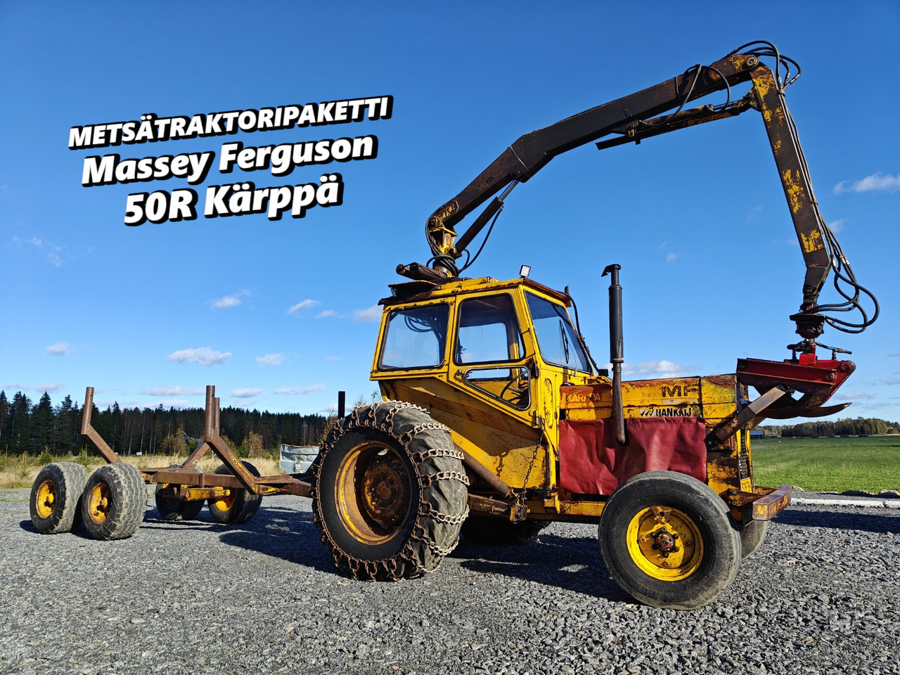 MASSEY FERGUSON 50R Kärppä - Metsätraktoripaketti - Tractor: afbeelding 1 MASSEY FERGUSON 50R Kärppä - Metsätraktoripaketti - Tractor: afbeelding 1