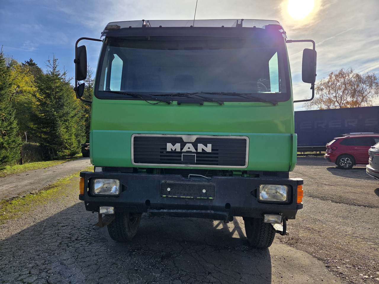MAN 8.163 4x4 + crane FASSI F45A.22 - Vrachtwagen met open laadbak: afbeelding 2 MAN 8.163 4x4 + crane FASSI F45A.22 - Vrachtwagen met open laadbak: afbeelding 2
