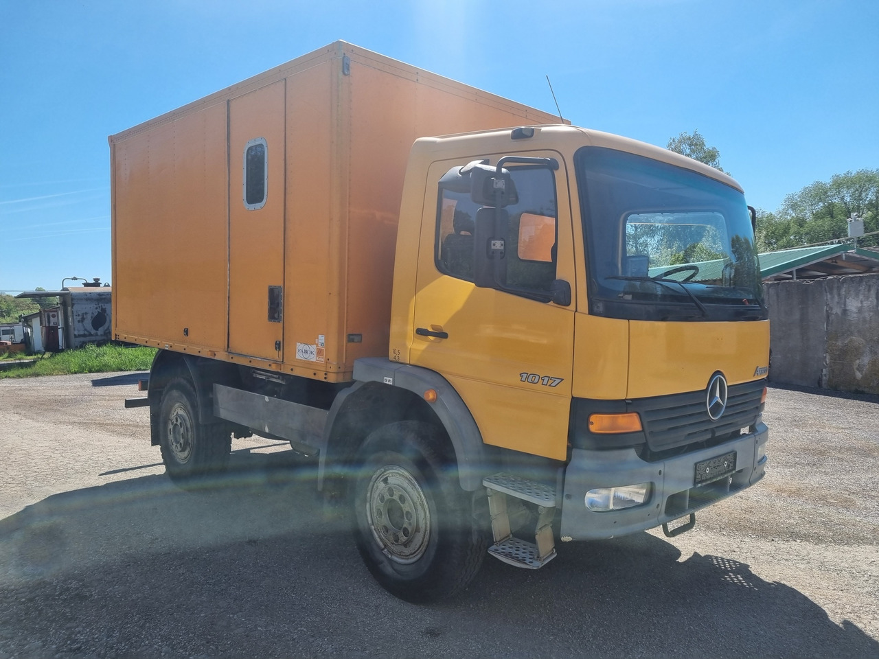 MERCEDES-BENZ ATEGO 1017 4x4 BOX + PTO - Bakwagen: afbeelding 3 MERCEDES-BENZ ATEGO 1017 4x4 BOX + PTO - Bakwagen: afbeelding 3