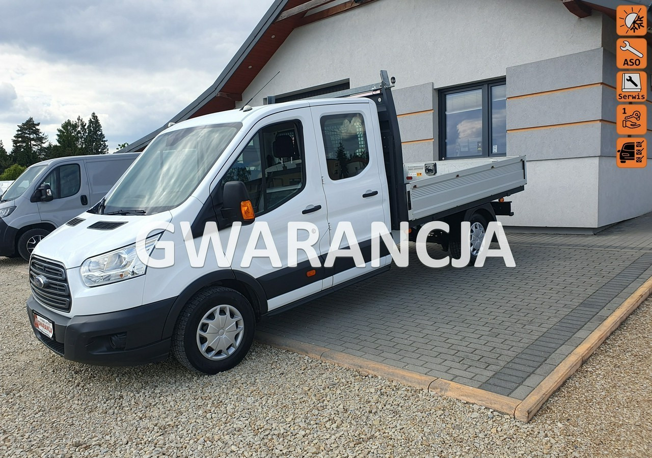 Ford Transit doka*brygadówka *7 osób *klima - Bestelwagen open laadbak, Bestelwagen met dubbele cabine: afbeelding 1 Ford Transit doka*brygadówka *7 osób *klima - Bestelwagen open laadbak, Bestelwagen met dubbele cabine: afbeelding 1