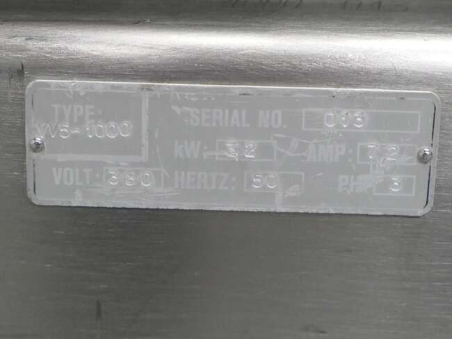 Voedselverwerkende machine Dorit vacuum tumbler VV-5-1000: afbeelding 6 Voedselverwerkende machine Dorit vacuum tumbler VV-5-1000: afbeelding 6