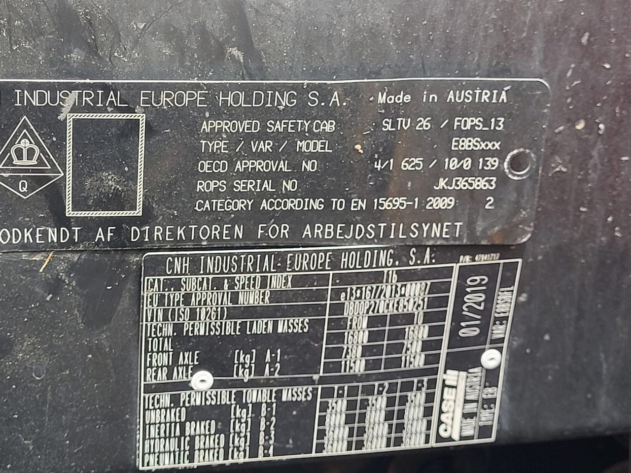 CASE OPTUM 270 CVX - Tractor: afbeelding 4 CASE OPTUM 270 CVX - Tractor: afbeelding 4