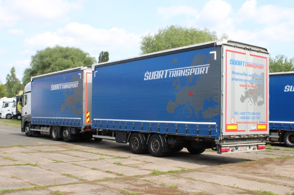 Mercedes-Benz Actros 2542 NAVIGACE + PANAV TVK 18 M (8,20m x 2,4 - Schuifzeilen vrachtwagen, Aanhangwagen met huif: afbeelding 5 Mercedes-Benz Actros 2542 NAVIGACE + PANAV TVK 18 M (8,20m x 2,4 - Schuifzeilen vrachtwagen, Aanhangwagen met huif: afbeelding 5