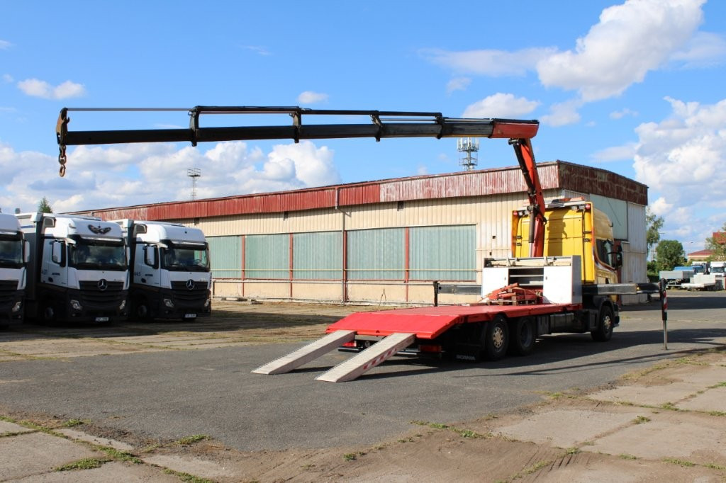 Scania R 114 LB340 6X2 L PALFINGER PK16502 - Autovrachtwagen vrachtwagen, Kraanwagen: afbeelding 3 Scania R 114 LB340 6X2 L PALFINGER PK16502 - Autovrachtwagen vrachtwagen, Kraanwagen: afbeelding 3