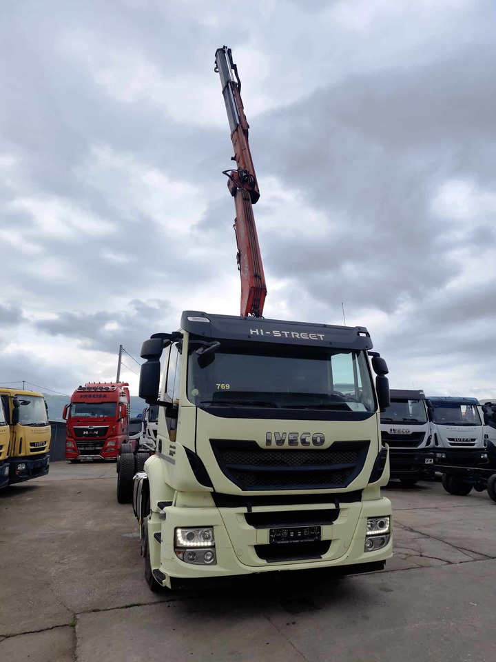 IVECO STRALIS 260S36 - Vrachtwagen met open laadbak, Kraanwagen: afbeelding 1 IVECO STRALIS 260S36 - Vrachtwagen met open laadbak, Kraanwagen: afbeelding 1