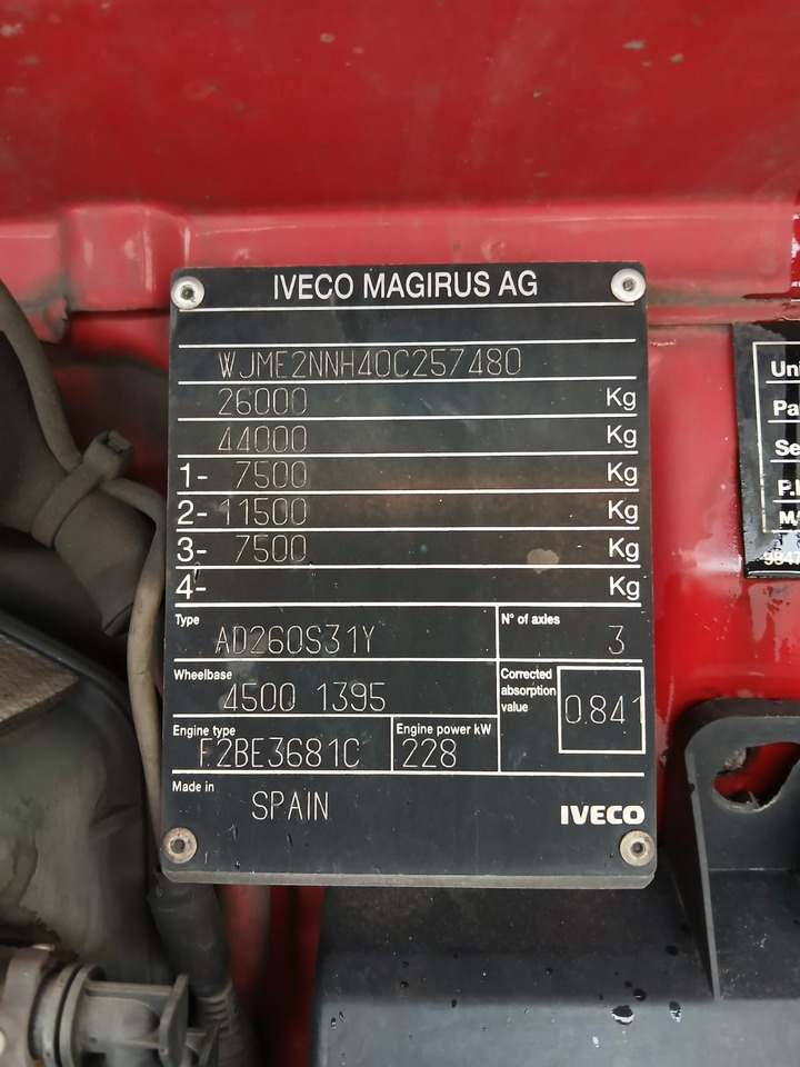 IVECO STRALIS AD 260S31 - Chassis vrachtwagen: afbeelding 5 IVECO STRALIS AD 260S31 - Chassis vrachtwagen: afbeelding 5