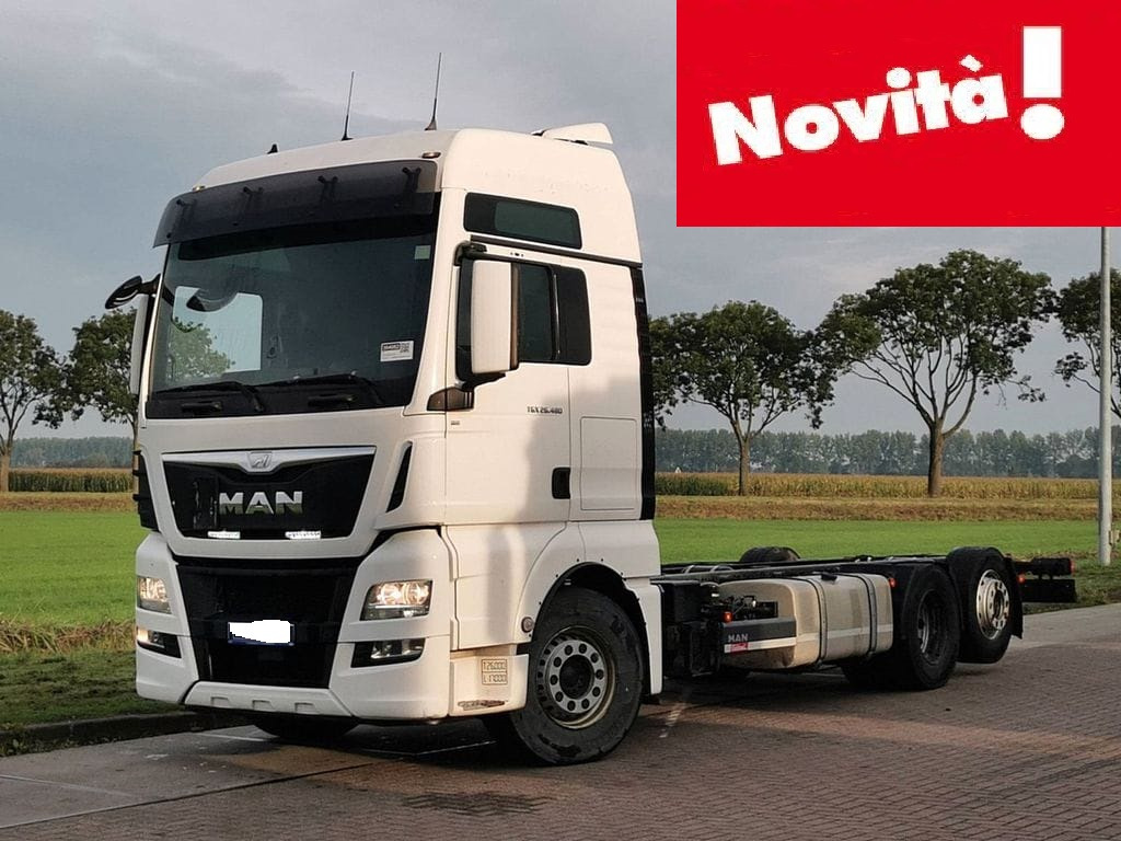 MAN TGX 26.480 - Chassis vrachtwagen: afbeelding 1 MAN TGX 26.480 - Chassis vrachtwagen: afbeelding 1