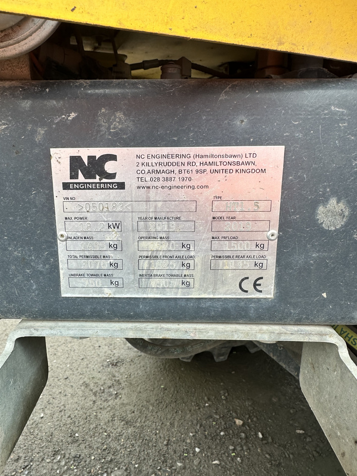 NC HT 1.5 - Minidumper: afbeelding 2 NC HT 1.5 - Minidumper: afbeelding 2