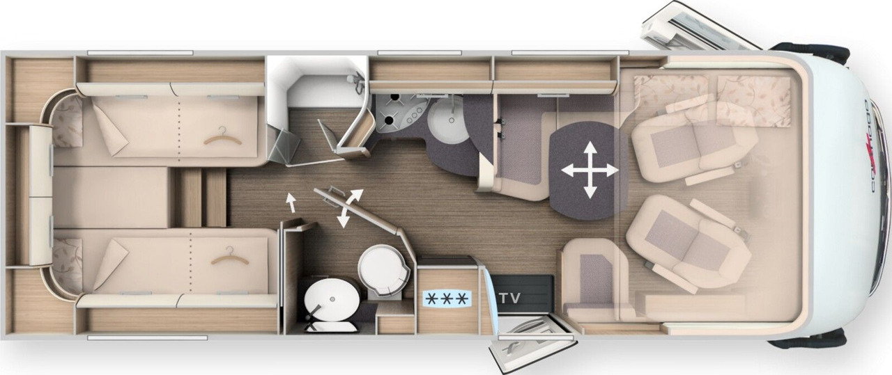 Carthago C2-tourer I 145 RB LE comfort 2025*MB*Lithium - Integraal camper: afbeelding 2 Carthago C2-tourer I 145 RB LE comfort 2025*MB*Lithium - Integraal camper: afbeelding 2