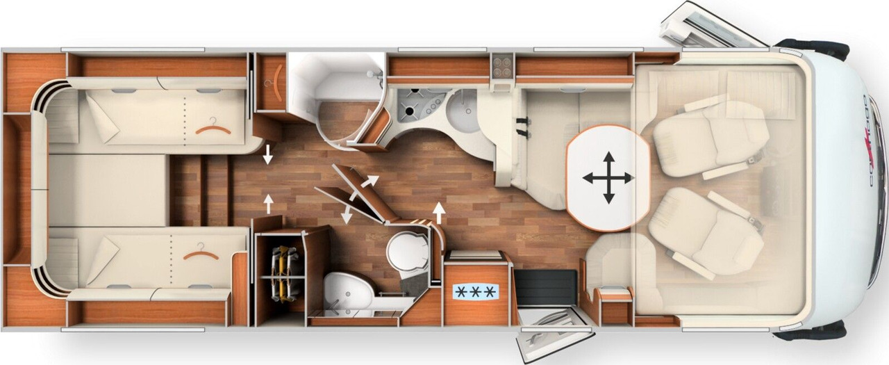 Carthago chic c-line superior I 4.9 LE L *MJ 2025*Navi* - Integraal camper: afbeelding 2 Carthago chic c-line superior I 4.9 LE L *MJ 2025*Navi* - Integraal camper: afbeelding 2