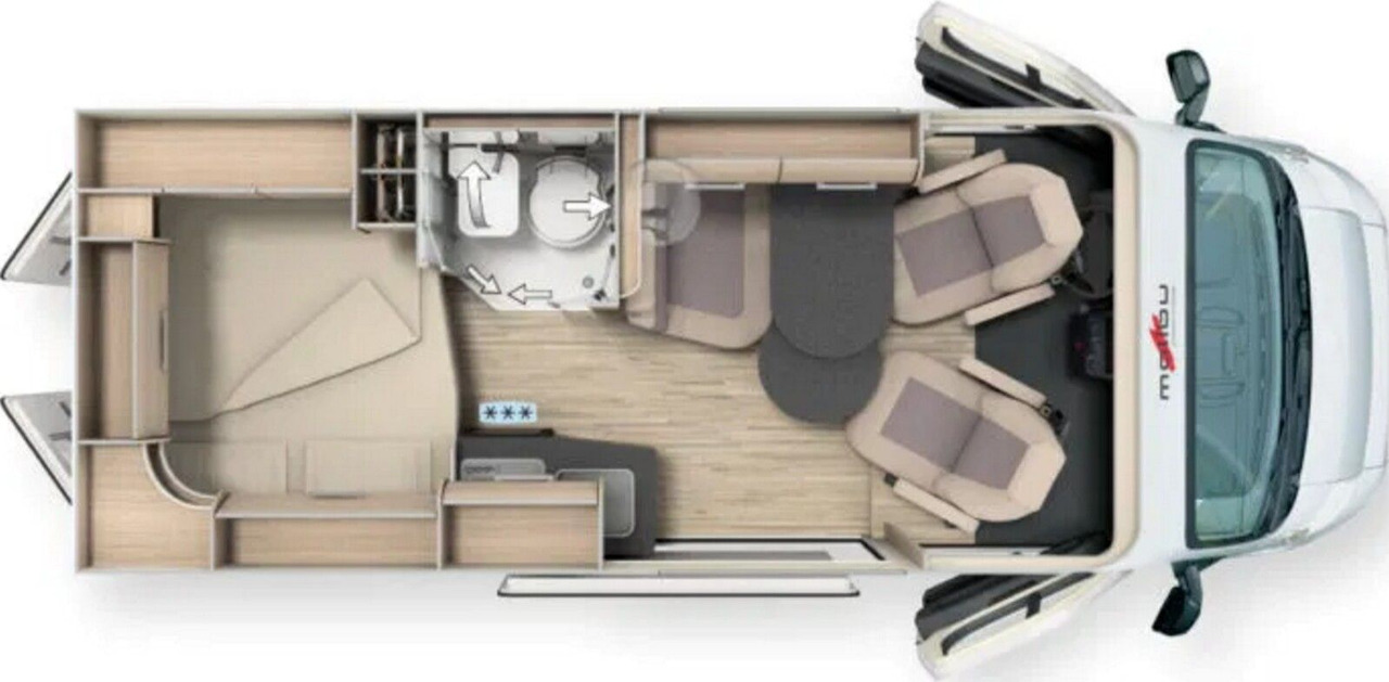 Malibu Van compact 540 DB *Aufstelldach*Autom.*Truma DE - Buscamper: afbeelding 2 Malibu Van compact 540 DB *Aufstelldach*Autom.*Truma DE - Buscamper: afbeelding 2