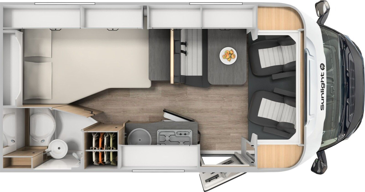 Sunlight Adventure T 58 11.883 Rabatt Safety Pak,*Voll - Half integraal camper: afbeelding 2 Sunlight Adventure T 58 11.883 Rabatt Safety Pak,*Voll - Half integraal camper: afbeelding 2