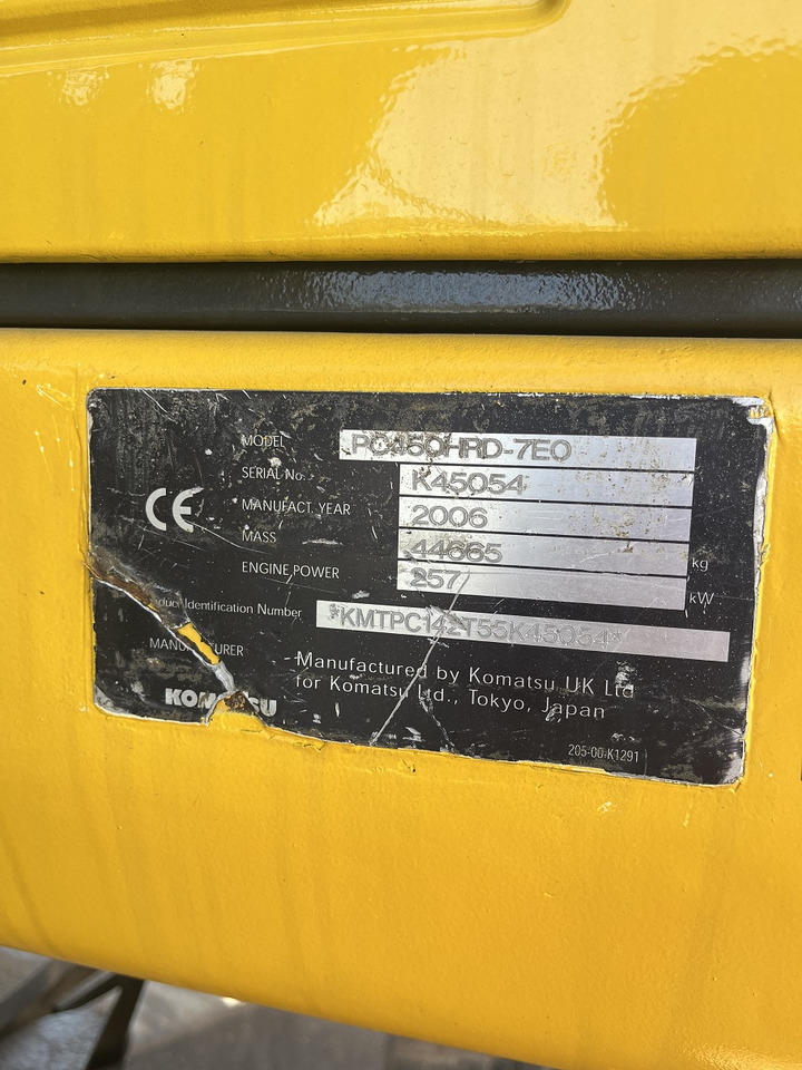 Sloop graafmachine Komatsu PC450HRD-7EO: afbeelding 12