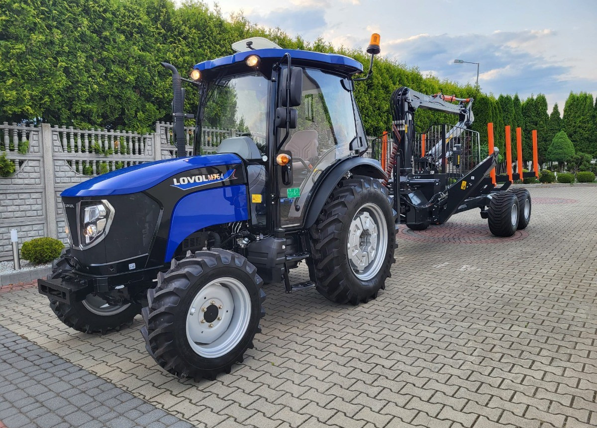 LOVOL Zestaw Traktor LOVOL M755 Przyczepa do drewna BMF 8TPro Stan Nowy Fabryczny - Harvester: afbeelding 5 LOVOL Zestaw Traktor LOVOL M755 Przyczepa do drewna BMF 8TPro Stan Nowy Fabryczny - Harvester: afbeelding 5