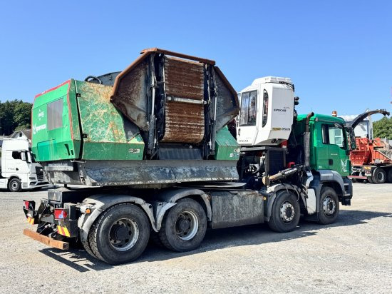 MAN TGS 35.540 8x4 mit Komptech-Zusatzeinheit - Vrachtwagen, Houtversnipperaar: afbeelding 3 MAN TGS 35.540 8x4 mit Komptech-Zusatzeinheit - Vrachtwagen, Houtversnipperaar: afbeelding 3