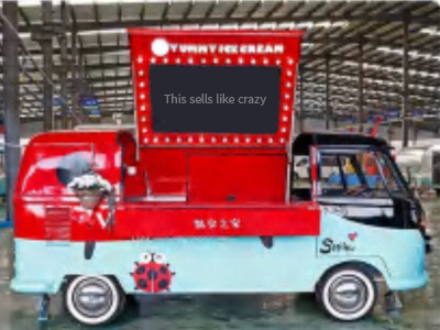 Deli Star Trailer Retro Minivan Fliptop 4300 Electric - EU standards - Verkoopwagen: afbeelding 2 Deli Star Trailer Retro Minivan Fliptop 4300 Electric - EU standards - Verkoopwagen: afbeelding 2