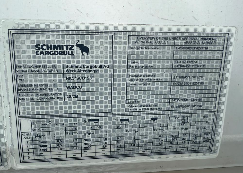 Schuifzeiloplegger Schmitz Cargobull: afbeelding 9