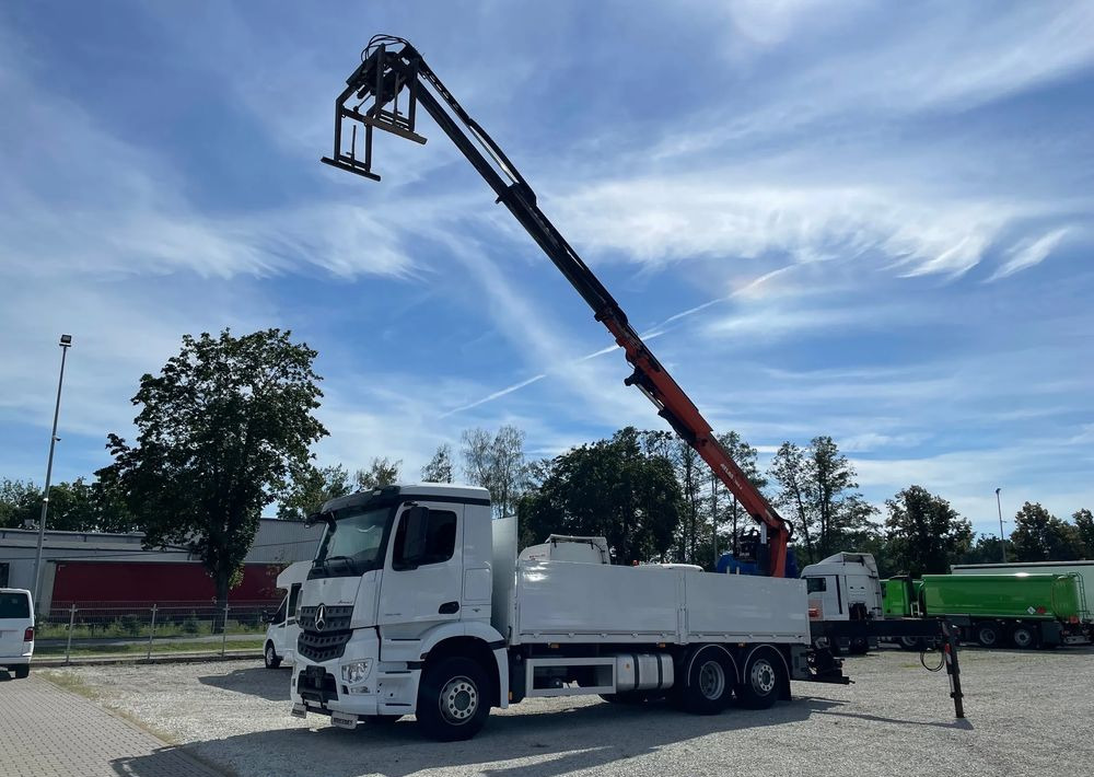 Mercedes-Benz Arocs 2545, HDS ATLAS 186.3 - PILOT - Vrachtwagen met open laadbak, Kraanwagen: afbeelding 2 Mercedes-Benz Arocs 2545, HDS ATLAS 186.3 - PILOT - Vrachtwagen met open laadbak, Kraanwagen: afbeelding 2