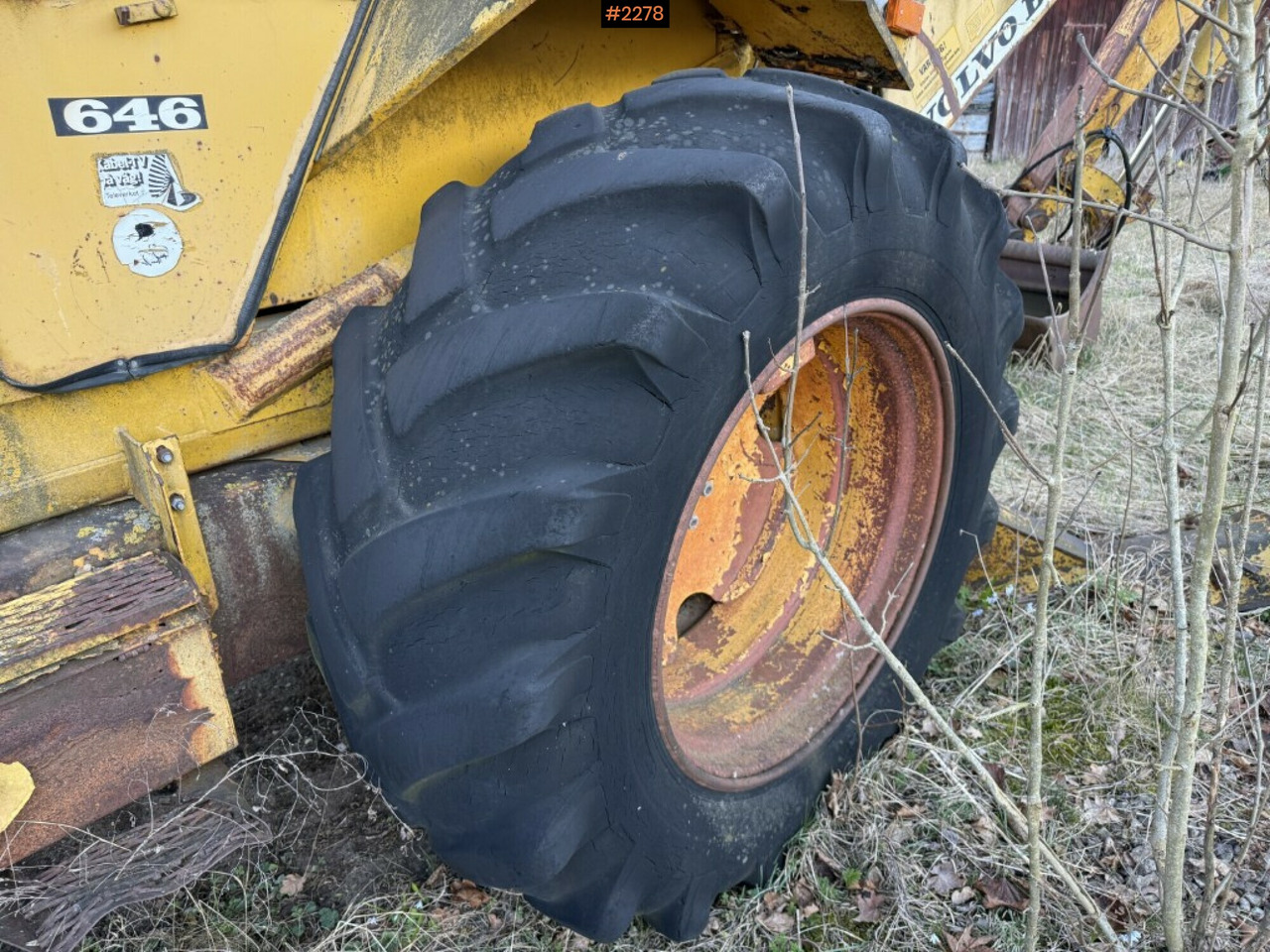 Graaflaadmachine Backhoe loader Volvo BM 646 with attachments Repair object: afbeelding 9