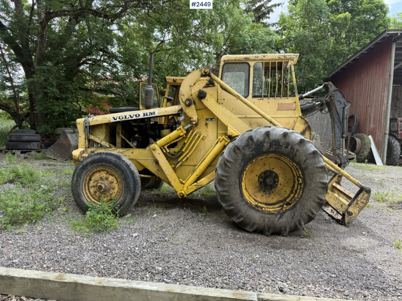 Backhoe loader Volvo BM LM 218 Repair item - Tractor: afbeelding 2 Backhoe loader Volvo BM LM 218 Repair item - Tractor: afbeelding 2