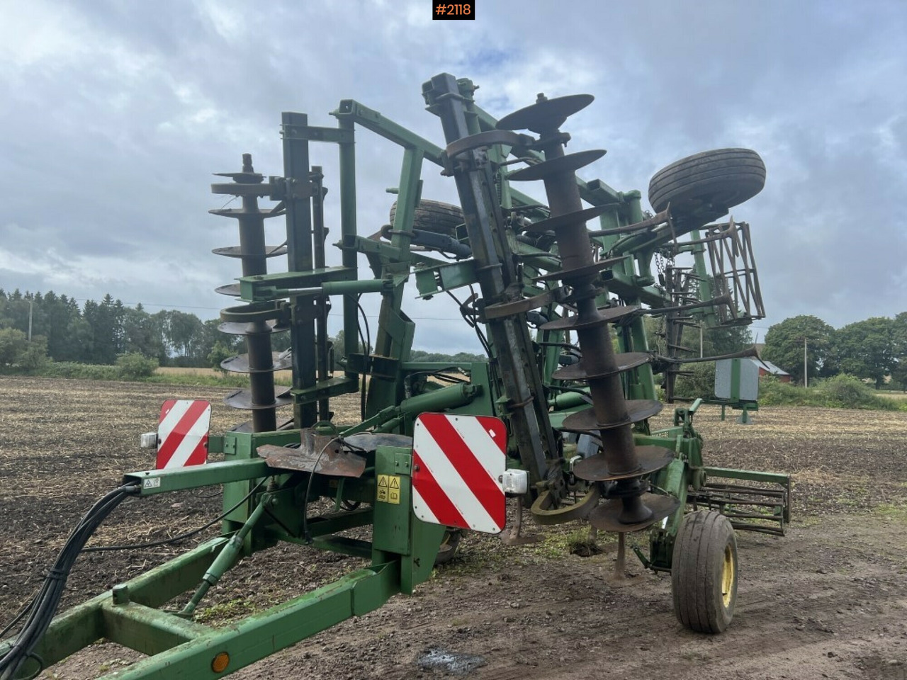 Cultivator - John Deere 410A (SEE VIDEO) - Grondbewerking toebehoor: afbeelding 1 Cultivator - John Deere 410A (SEE VIDEO) - Grondbewerking toebehoor: afbeelding 1