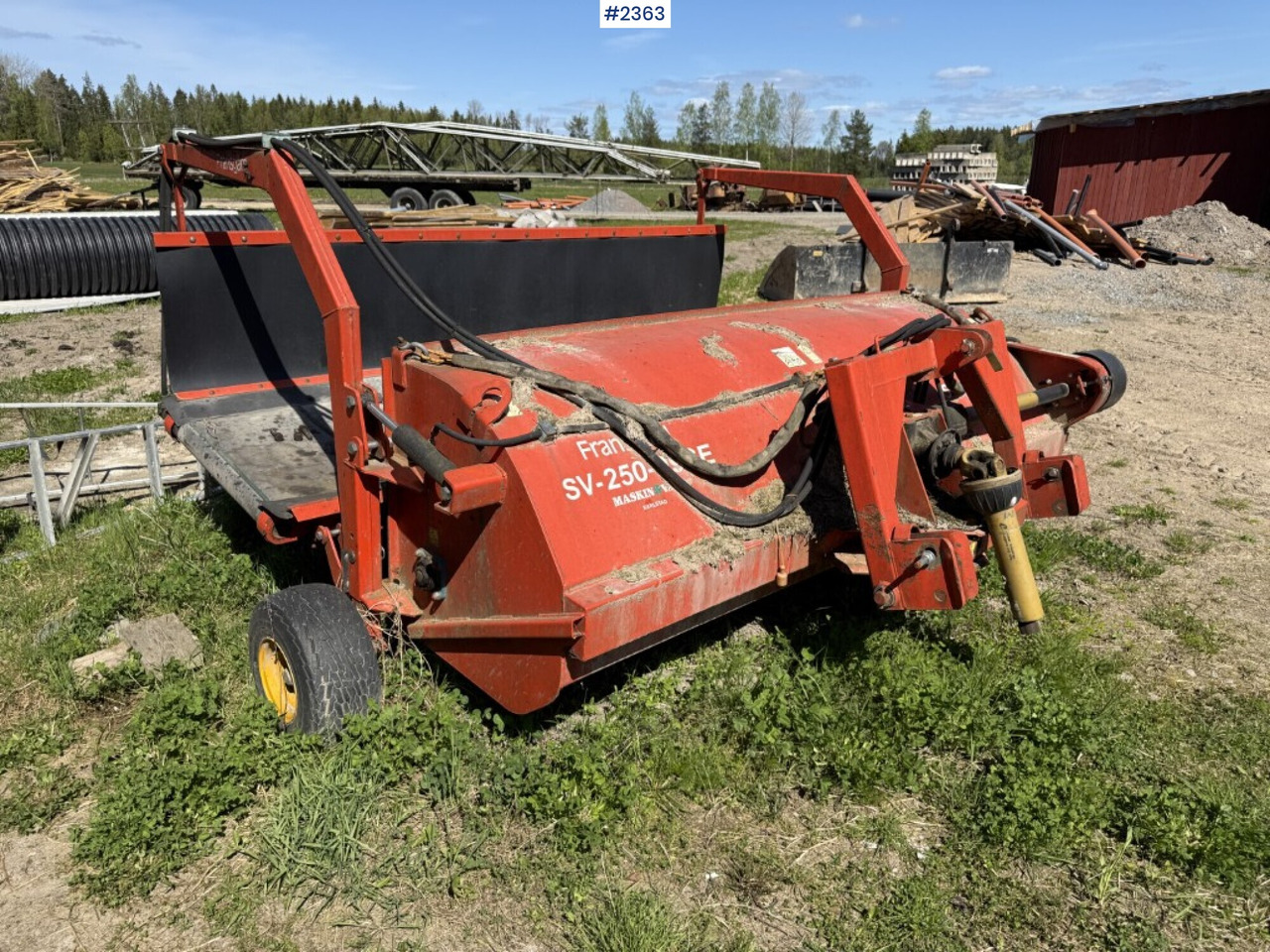 Fransgård SV 250 swath aerator with swath rake - Hooi-/ Voedermachine: afbeelding 3 Fransgård SV 250 swath aerator with swath rake - Hooi-/ Voedermachine: afbeelding 3