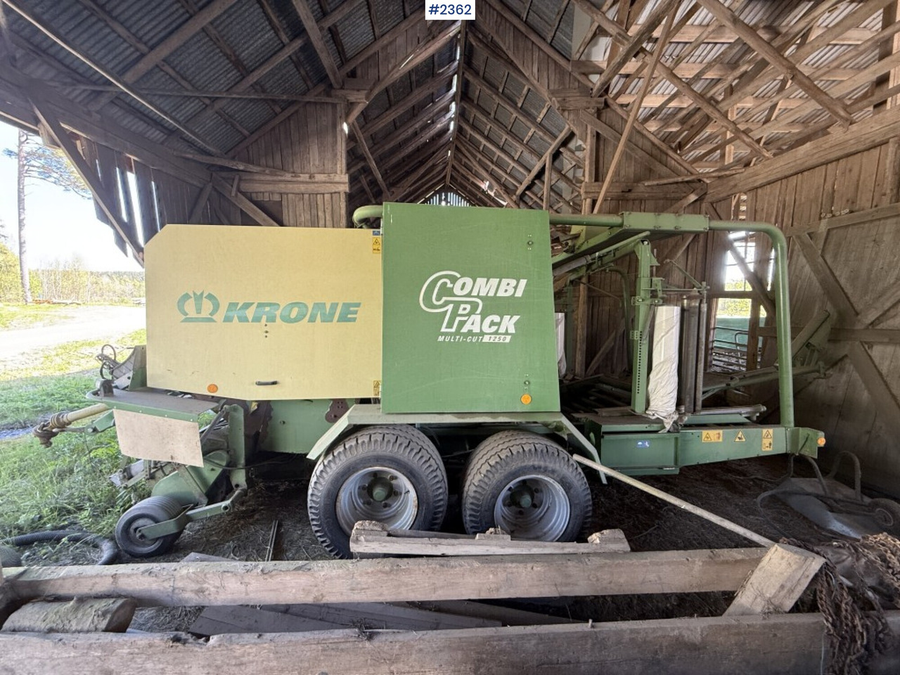 Krone Combi pack Multi-Cut 1250 round baler - Hooi-/ Voedermachine: afbeelding 2 Krone Combi pack Multi-Cut 1250 round baler - Hooi-/ Voedermachine: afbeelding 2