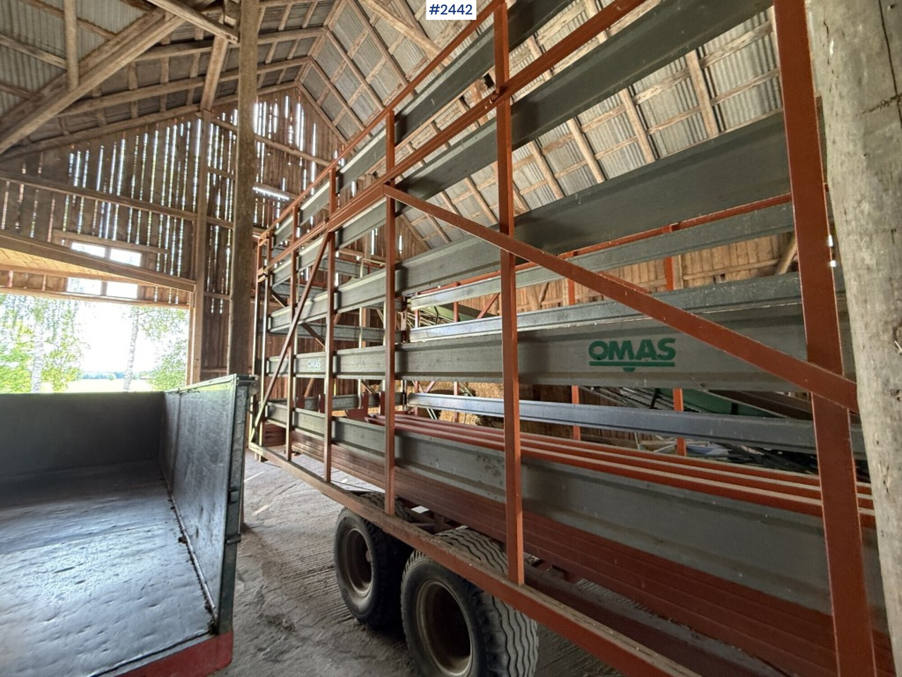 Self-loading trailer small bale Omas CB170 S - Hooi-/ Voedermachine: afbeelding 3 Self-loading trailer small bale Omas CB170 S - Hooi-/ Voedermachine: afbeelding 3