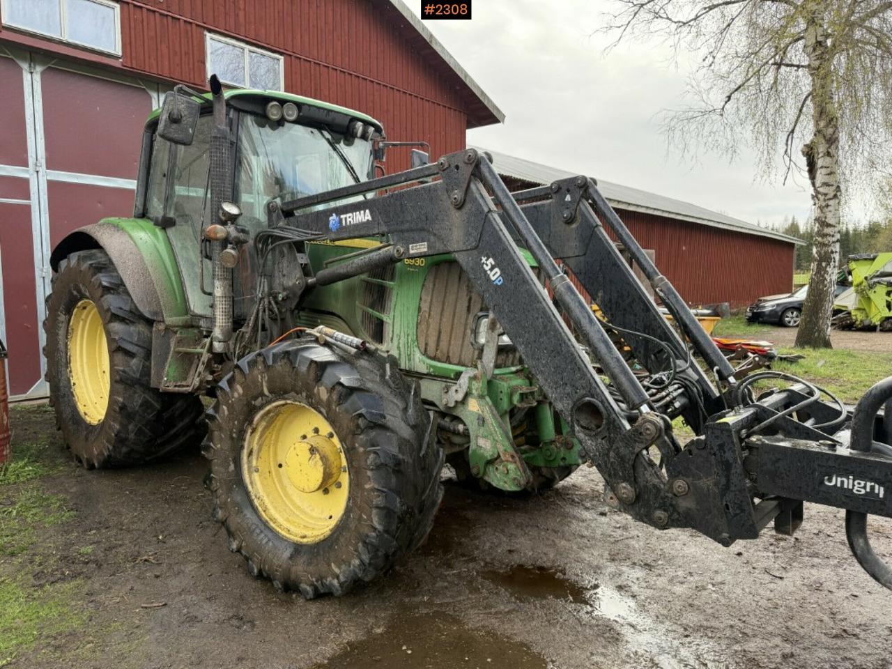 Tractor John Deere 6930 Premium with front loader (see video) - Tractor: afbeelding 1 Tractor John Deere 6930 Premium with front loader (see video) - Tractor: afbeelding 1
